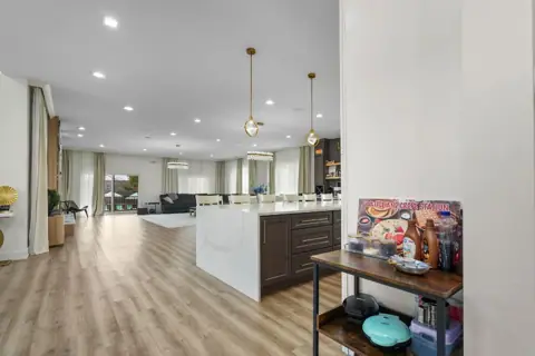 Open plan kitchen