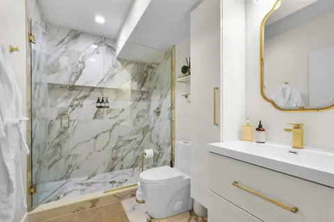 Lower level bathroom
