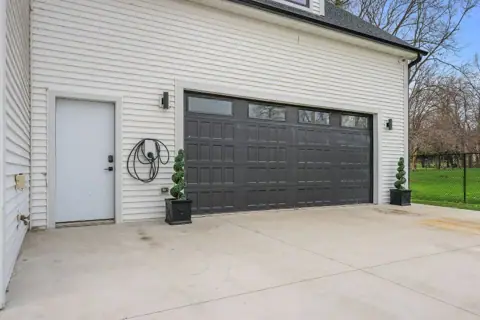 Garage and drive